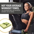 thumbnail image 3 of 70x140cm, Super Soft, Absorbent & Quick-Drying for Fitness, Yoga, Sports Extra Large Grey Bath Towel, 3 of 5