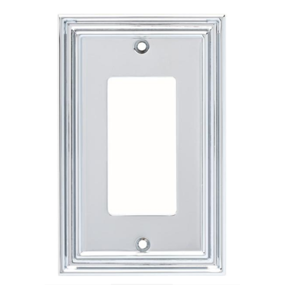 Hampton Bay W36281-PC Chrome Reflect Single GFCI Wall Plate Cover