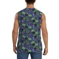 thumbnail image 4 of Bingfone Magic Toads in Hats Pattern Men's Tank Tops Workout Sleeveless Tee Shirts Running Beach Tanks for Men-Large, 4 of 8
