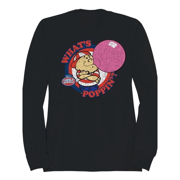Officially Licensed Dubble Bubble What's Poppin' Vintage Bubble Gum Men's Sweatshirt