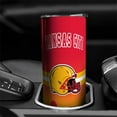 thumbnail image 4 of 20oz Football City Classic Stainless Steel Tumbler with Lid and Straw for Football Fans Gifts Football Skinny Travel Mug Tumbler Cup for Men Women Keeps Drinks Cold & Hot, 4 of 6