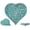 Blue Trivet, variant on ANHXN Cast Iron Heart Trivet | Decorative Cast Iron Trivet for Kitchen Countertop Or Dining Table | Vintage Design | with Rubber Pegs/Feet