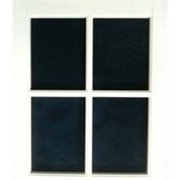 Duo-corp 2025bsvx1 White Vinyl Barn Sash, 20"x25" Pack of 3