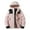 Pink, variant on Xzbqbs Men's Winter Skiing Jackets Water Resistant Warm Coats Insulated Thermal Snowboard Jacket Casual Parka Raincoat with Hood