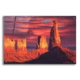 thumbnail image 1 of Epic Art 'Fiery Castles' by R. Hed, Acrylic Glass Wall Art, 36"x24", 1 of 8