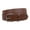 Brown, variant on 1 1/2" (38mm) Snap On Plain Leather Jean Belt With Roller Buckle