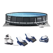 INTEX 20ft x 48in Ultra XTR Above Ground Swimming Pool, Floats (2 Pack), Inflatable Cooler