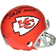 Sport Image Authentic Autographed Kansas City Chiefs Mini Replica Helmet, Len Dawson Super Bowl IV MVP