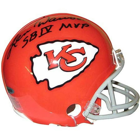 Sport Image Authentic Autographed Kansas City Chiefs Mini Replica Helmet, Len Dawson Super Bowl IV MVP