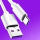 thumbnail image 5 of Cable de datos blanco de 1 m, 5 A, tipo C, cable de carga rápida para Android, Huawei Honor y Xiaomi., 5 of 12