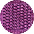 thumbnail image 1 of Ahgly Company Indoor Round Persian Purple Traditional Area Rugs, 8' Round, 1 of 4