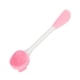 thumbnail image 1 of Cepillo de limpieza facial de silicona Unique Bargains, limpiador de cara multifuncional de mano para el cuidado de la piel 6.30"x1.57" rosa y blanco, 1 of 7