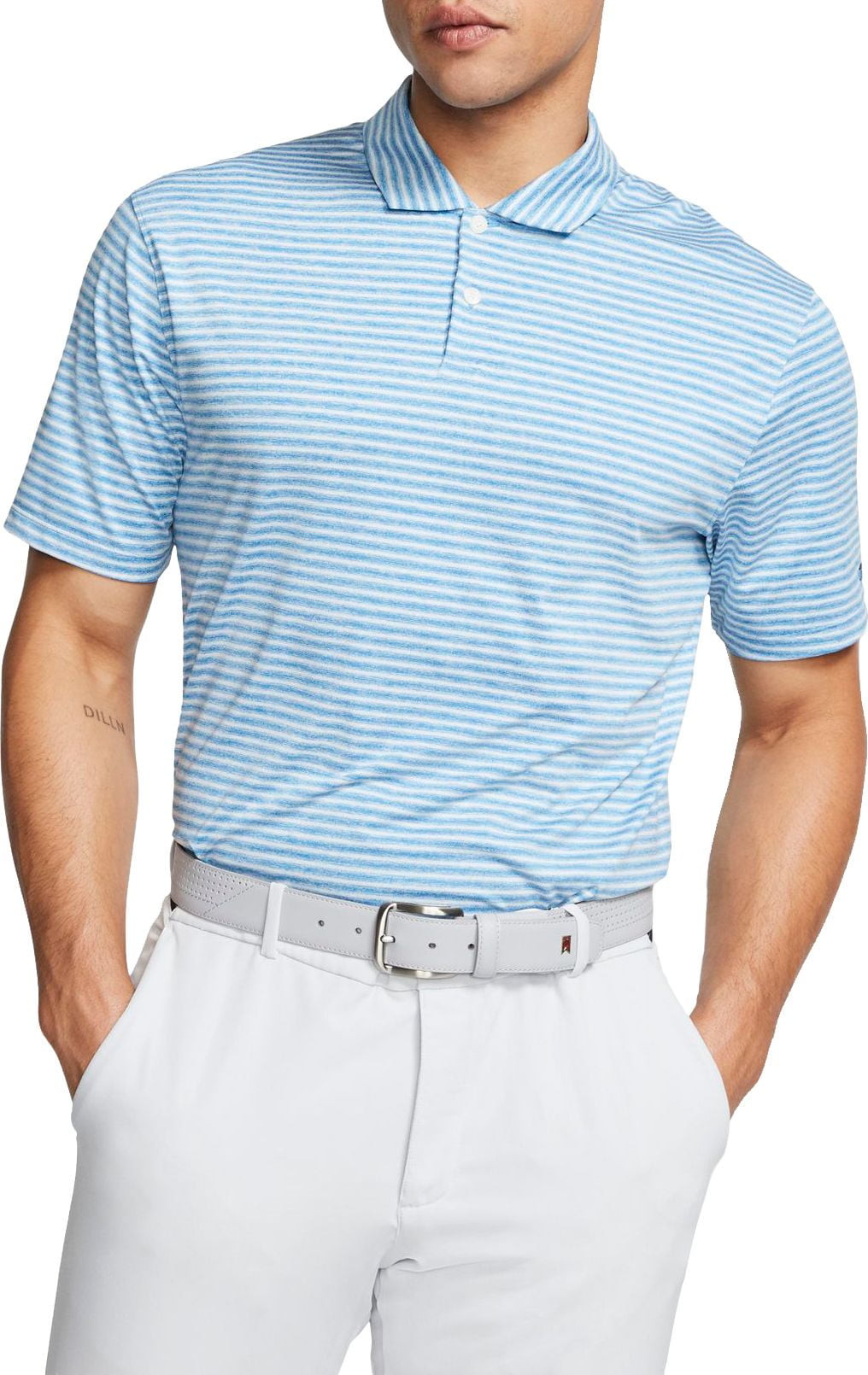 nike men's tiger woods vapor stripe golf polo