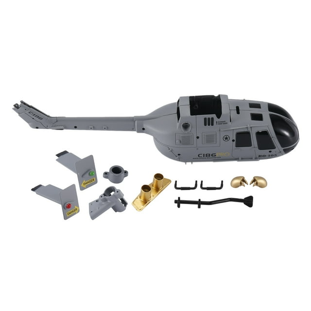 C186 Shell Cover Set para C186 C-186 RC HelicóPtero AvióN Drone Repuestos Accesorios de ActualizacióN,1