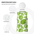 thumbnail image 3 of Pofeuu Green Various Lemons Print Basketball Jersey, Shirts for Men Youth Basketball Jersey Crew Neck-Medium, 3 of 6