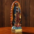 thumbnail image 3 of Escultura de Señora de guanalupe Estatua para María religiosa cristiana, elaborada con gran detalle para Hugo estatua cristiana de la virgen maría, 3 of 10