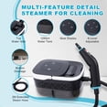 thumbnail image 6 of Steam Cleaner, 1500W 10s Fast Heat-Up,Steamer for Cleaning with 44oz Water Tank,14 Cleaning Attachments for Cleaning Stubborn Stains,Grease,Floors,Couches & Cars,Black, 6 of 7