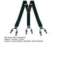 thumbnail image 3 of YAOBAMM Clothes Suspenders Men Suspenders Adjustable Quick Release Wear Resistant Non Slip with Heavy Duty Clips Multipurpose Polyester Y Back Suspenders, 3 of 7