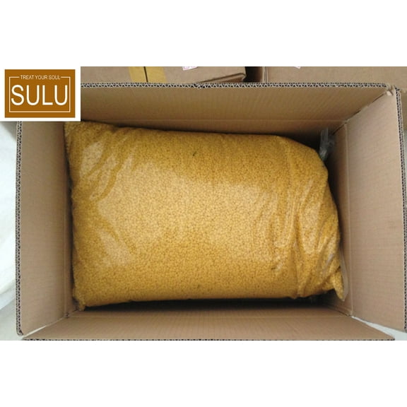 100% Pure All Natural Beeswax Yellow pure pastilles with natural Honey Smell 10 LBs