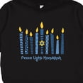 thumbnail image 3 of Inktastic Peace Light Hanukkah Toddler Hoodie, 3 of 4