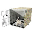 thumbnail image 5 of Vegetables Dog Crate Cover, Cartoonish Repetitive Pattern with Vivid Healthy Organic Vegetarian Foods, Easy to Use Pet Kennel Cover Small Dogs Puppies Kittens, 7 Sizes, Multicolor, by Ambesonne, 5 of 6