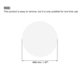 thumbnail image 3 of Unique Bargains Color Sticker Round Label 50mm for Office Marker White Pack of 120, 3 of 6