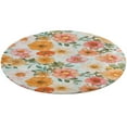 thumbnail image 4 of Floral Colorful Flower Round Rugs -Washable Non-Slip Small Round Area Rug Throw Soft Circle Rugs for Bedroom, Modern Print Indoor Carpet for Entryway Sofa Living Room, 4 of 6