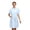 Light Blue, variant on Lab Coat Women Side Button Doctors Jacket Elastic Professional Medicas Long Sleeve Labcoats Scientist College White XXL
