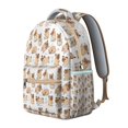 thumbnail image 2 of Cartoon Pug and Heart Backpack for School,Cute School Bag,Schoolbag with Adjustable Shoulder Straps & Padded Back,15.3"x11"x7.1"., 2 of 6