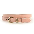 thumbnail image 1 of NYFASHION101 Fabulous Skinny Dressy Belt w/Rhinestone Prong LBU270-Coral-XL, 1 of 1