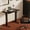 Black, variant on INNOVAR Electric Standing Desk - 32x19 inches Small Height Adjustable Stand Up Desk, Modern Sit Stand Students Desk for Home Office, Nature Top/White Frame
