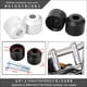 thumbnail image 5 of De Barra De Manillar De 30 Mm Compatible Con BMW F650GS , F700GS, F800GS 2008-2017, F800GS Adventure 2013-2018 (Plata), 5 of 7