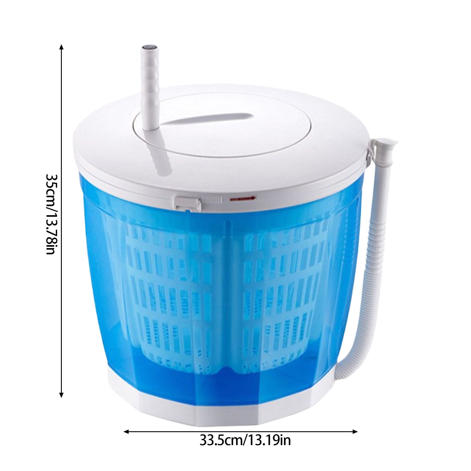 Space Saving Washer Spins Dryer Detachable Miniature Laundry Machine for Apartments Dorms Outdoor Adventures Use