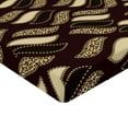 thumbnail image 2 of Ambesonne Brown Fitted Sheet, Cheetah Skin Pattern Savannah, Queen Size, Redwood Brown, 2 of 3