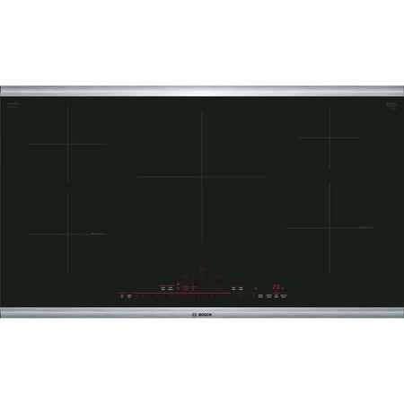 Bosch - 800 Series 36" Built-In Electric Induction Cooktop with 5 elements and Wifi - Black