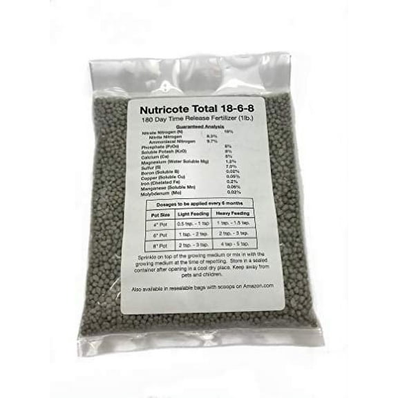 Nutricote. Timed Release Fertilizer. 18-6-8 180 Day. 2 Pounds. Orchids, Plants