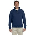 thumbnail image 1 of Jerzees Men's Quarter Zip Pullover - 4528 - 3X-Large - Navy, 1 of 2