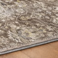 thumbnail image 5 of Addison Rugs Dream Shag Premium Machine Washable Traditional Ornate Driftwood Rectangle Rug, 5' x 7'6", 5 of 8