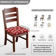 thumbnail image 5 of Valentine''s Day Love Envelope Square Chair Cushion Cover Wrinkle Resistant Seat Cushion Cover for Office Chair Dining Chair Upholstered Chair Seat Protector Home Fashionable Decor, 5 of 5