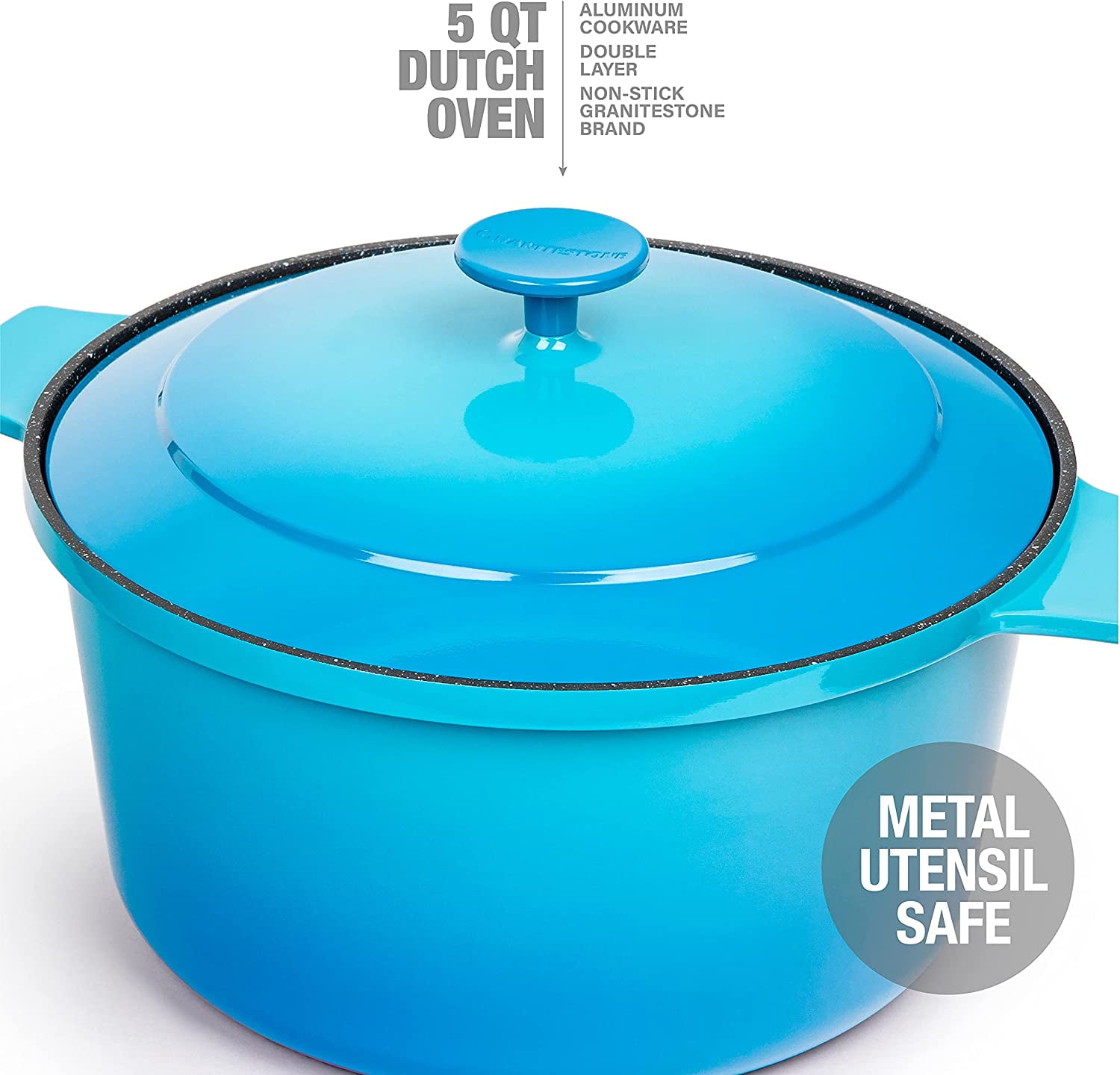 Best Buy: Blue Diamond Big Batch Dutch Oven Blue CC003732-001