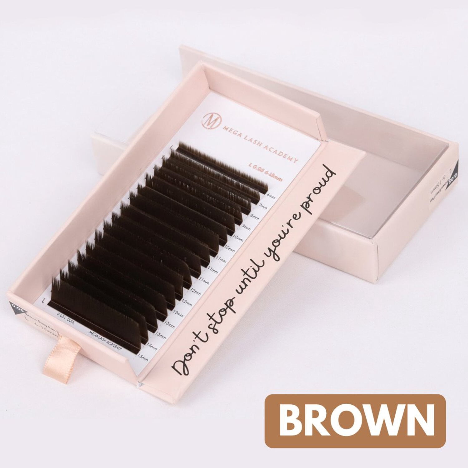 Easy Fanning Cashmere Lashes - Brown