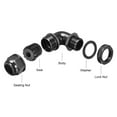 thumbnail image 3 of Conector de cable M25, junta de nylon ajustable a prueba de agua IP68 de 90 grados para cable de 6 mm a 10 mm de diámetro, 2 piezas, 3 of 4