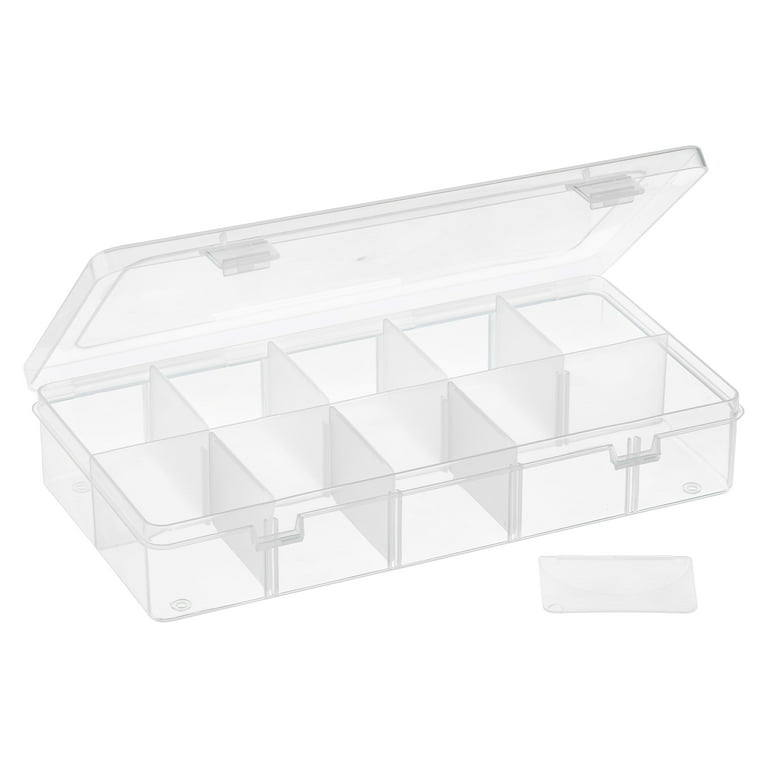 Plastic Storage Box with Adjustable Compartments