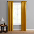 thumbnail image 3 of Mainstays Blackout Curtain Panel Pair, Set of 2, Golden Sunshine, 30"W x 95"L, 3 of 6