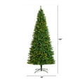 thumbnail image 3 of Nearly Natural Valley Clear Prelit LED Green Decorated Fir Christmas Tree, with 2093 Bendable Branches 9', 3 of 10