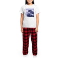 thumbnail image 4 of CafePress - White Tigress And Her Cubs Pajamas - Women's Short Sleeve Print T-Shirt and Pants Light Cotton Pajama Set, 4 of 7