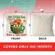 thumbnail image 2 of Fundas de lino con estampado navideño, fundas de almohada decorativas, 45x45cm, 4 Uds., 2 of 9