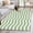 Green, variant on Orange White Bathroom Rug Washable 2x3 Entryway Rug Non Slip Modern Abstract Waves Water Ripple Striped Front Door Mat Low Pile Indoor Doormat Throw Floor Carpet for Kitchen Bedroom Entrance