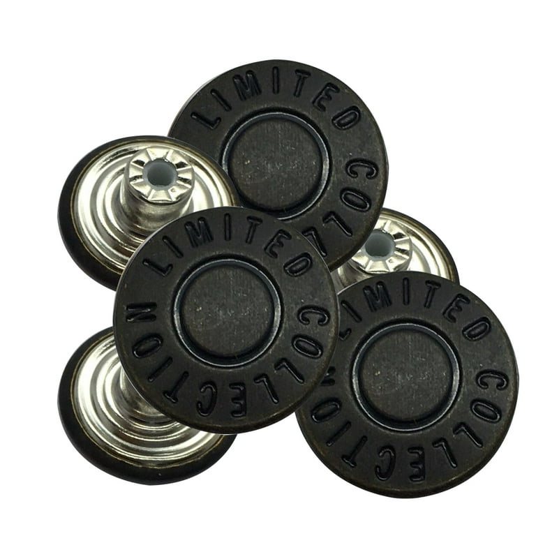 1000 pcs customize Logo Color Jeans button Jeans Studs Buttons in Brass  with Pins Hammer on