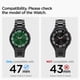thumbnail image 2 of Correa Spigen Modern Fit 316L para Samsung Galaxy Watch 6 Classic de 47 mm, color negro, 2 of 8